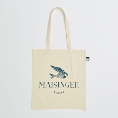 Personalised 5oz Natural Cotton Standard Tote Bag with Label - Direct from Manufacturer