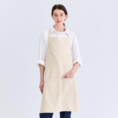 Tablier en toile avec/sans poches | 60 l x 85 h cm