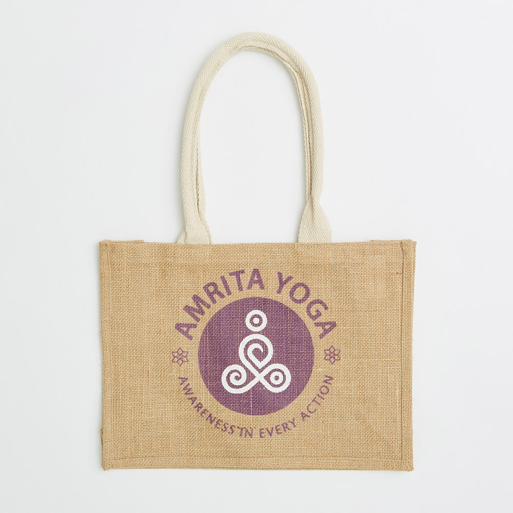 Rectangular Branded Jute Bag with Comfi Web Handle - Direct From Manufacturer