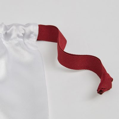 satin drawstring bag with gross grain ribbon for wholesale - Direct from No.1 Ethical bag Manufacturer of UK