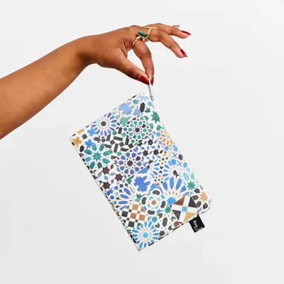 small canvas flat pouch bag by supreme creations