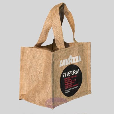 Jute Bag with Jute Handles Printed with Your Logo - Direct from Manufacturer