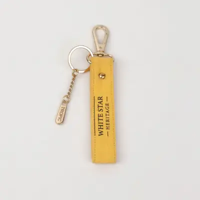 Porte-Clés Personnalisés en Cuir Végétalien | 12.5 x 2.5 cm