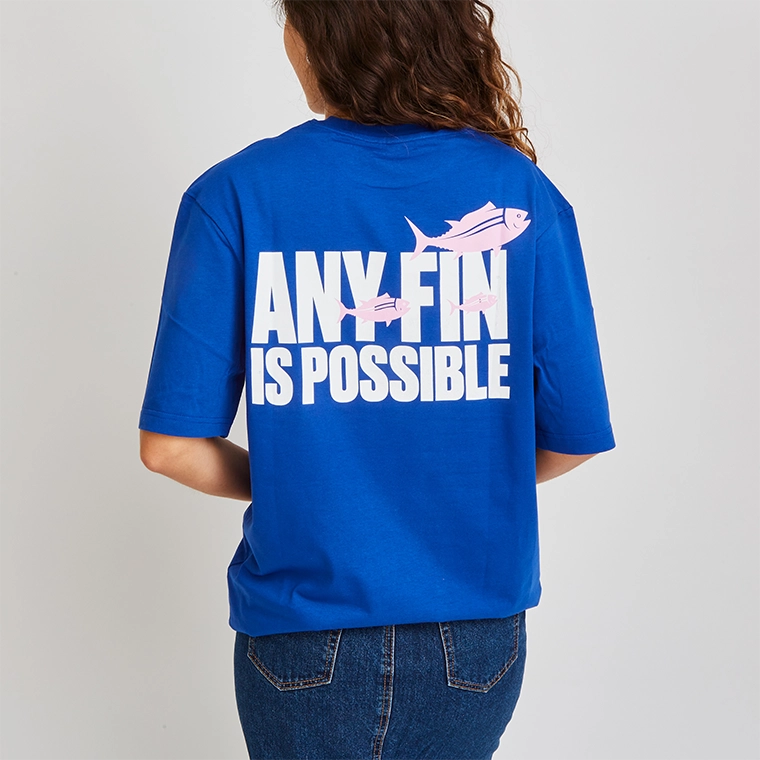 T-shirt bleu Honi-Poke par Supreme Creations